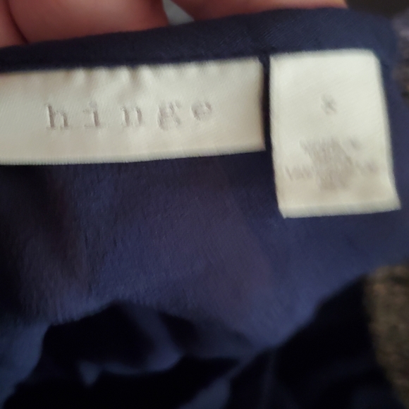 Hinge blue pink green red sheer tank top S - Picture 4 of 5